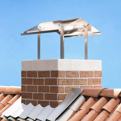 vidaXL Chimney Hood Silver 50 x 60 x 37 cm Stainless Steel