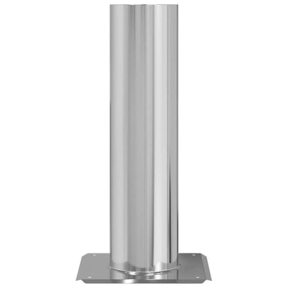 vidaXL Chimney Head Extension Silver 24 x 24 x 50 cm Stainless Steel