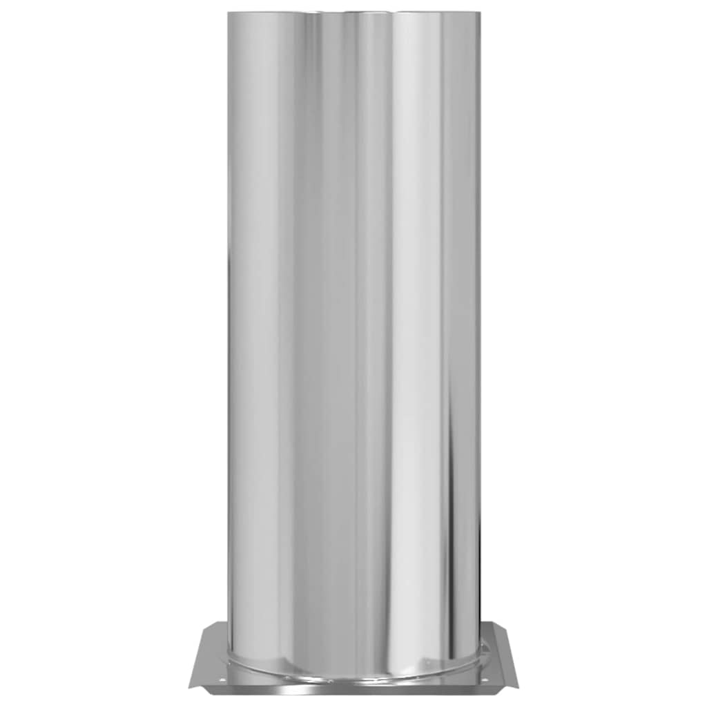 vidaXL Chimney Head Extension Silver 31 x 31 x 50 cm Stainless Steel