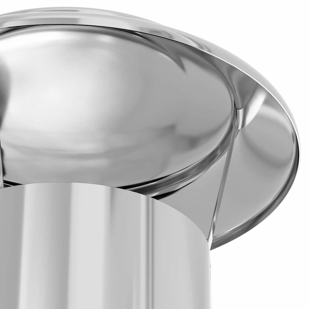 vidaXL Chimney Extension Silver 25 x 25 x 132 cm Stainless steel