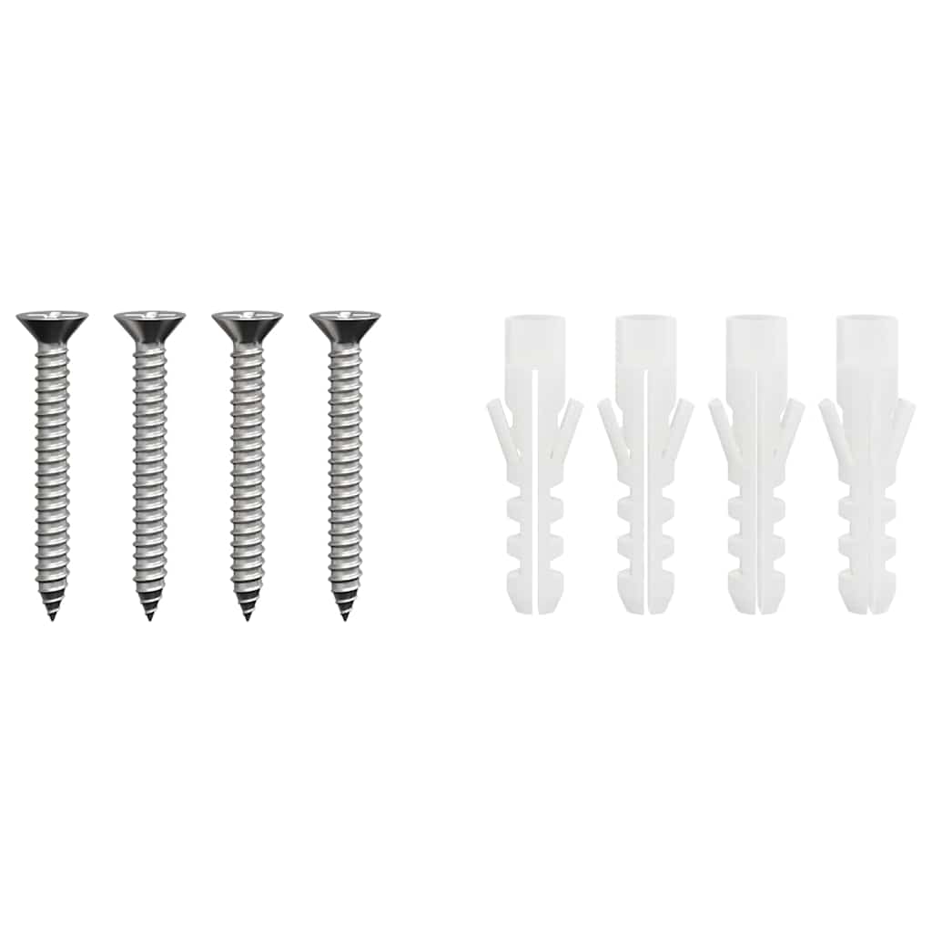 vidaXL Chimney Extension Silver 25 x 25 x 132 cm Stainless steel