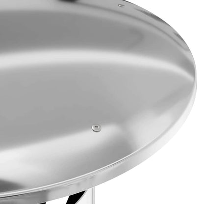 vidaXL Rain Cover Chimney Silver 35 x 35 x 20 cm Stainless Steel