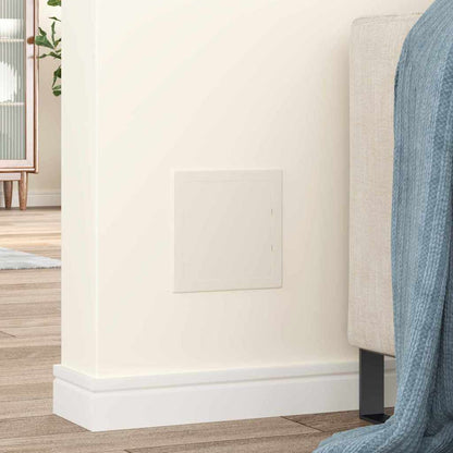 vidaXL Access Panels 2 pcs White 15 x 15 cm ABS Plastic
