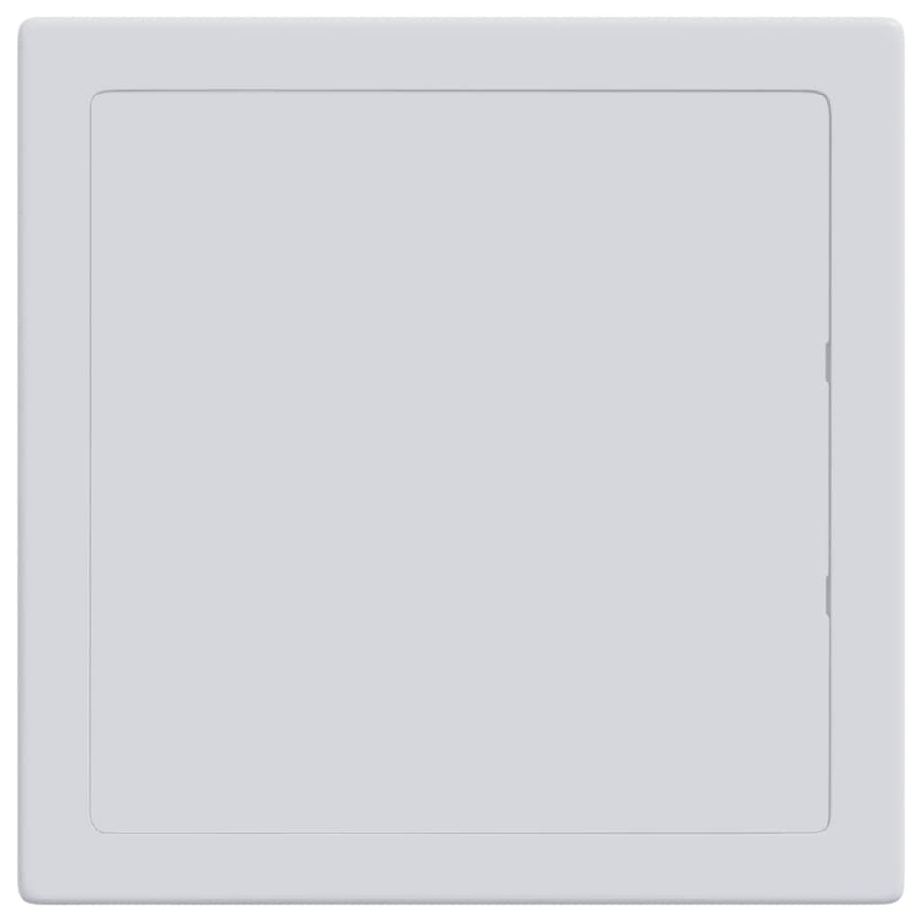 vidaXL Access Panels 2 pcs White 15 x 15 cm ABS Plastic
