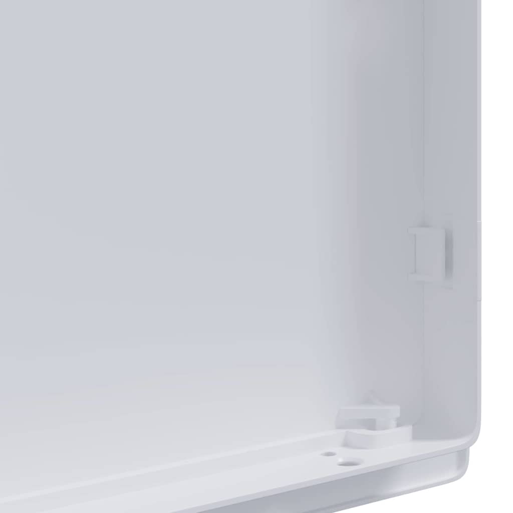 vidaXL Access Panels 2 pcs White 15 x 23 cm ABS Plastic