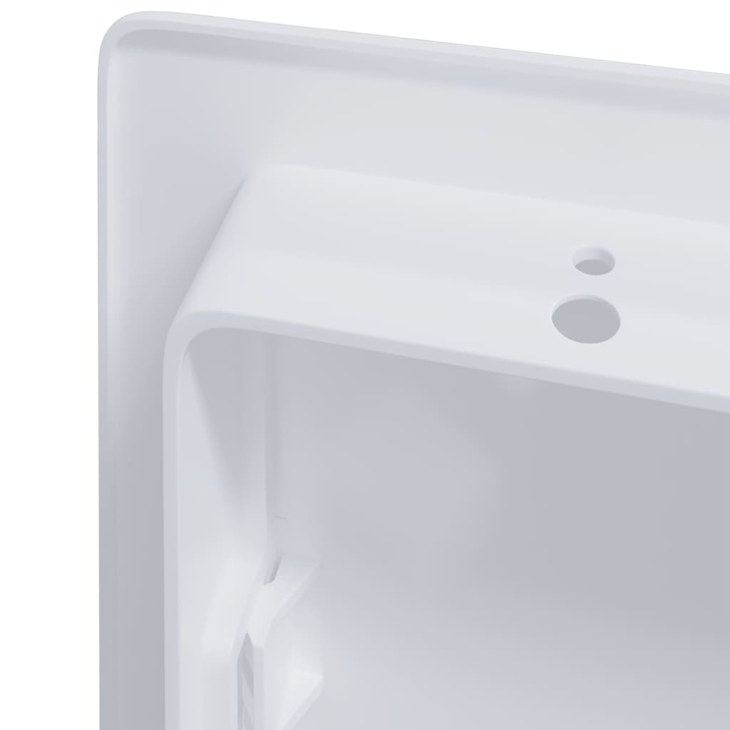 vidaXL Access Panels 2 pcs White 15 x 23 cm ABS Plastic