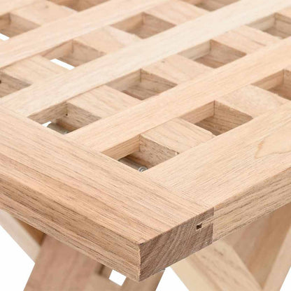 vidaXL Coffee Table Brown 33 x 33 x 40.5 cm Solid Walnut Wood