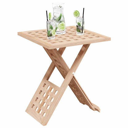 vidaXL Coffee Table Brown 33 x 33 x 40.5 cm Solid Walnut Wood