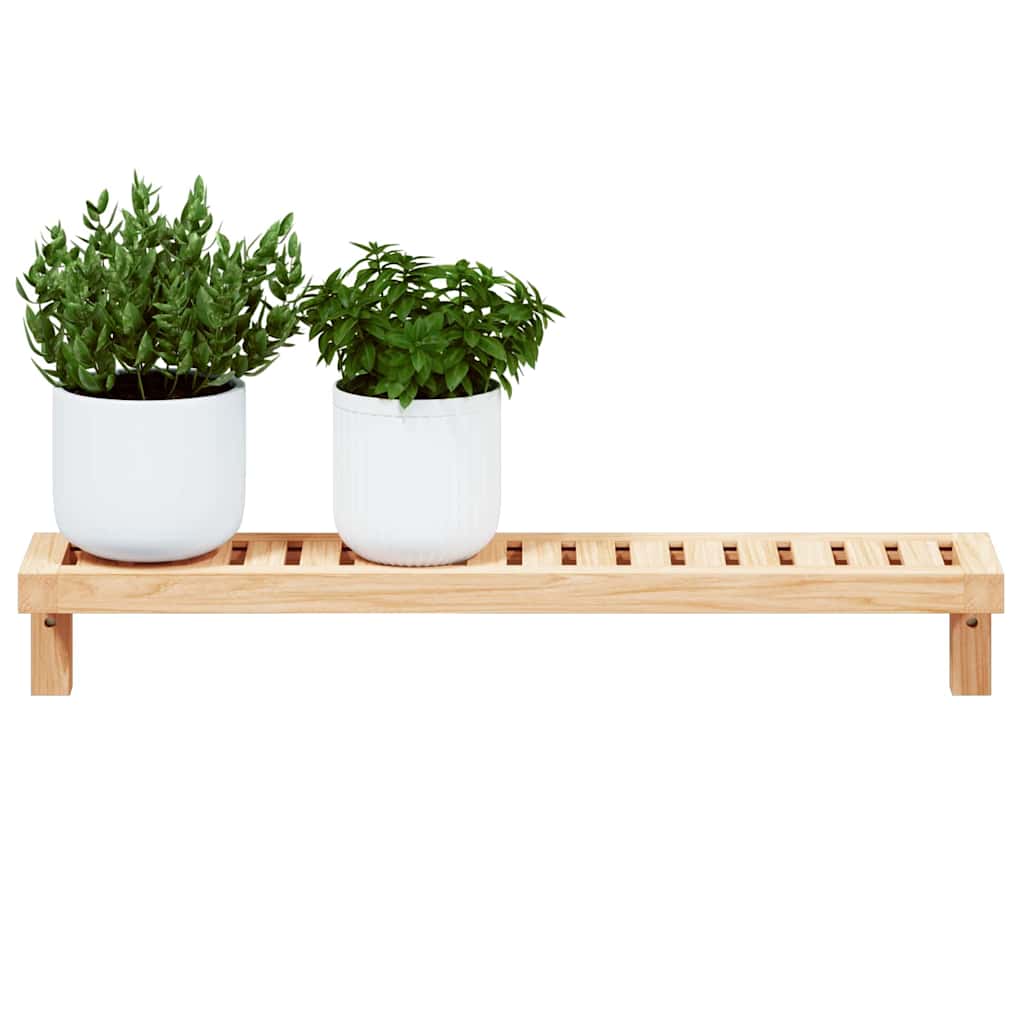 vidaXL Wall Hanging Rack Natural 62 x 10 x 12.5 cm Solid Walnut Wood
