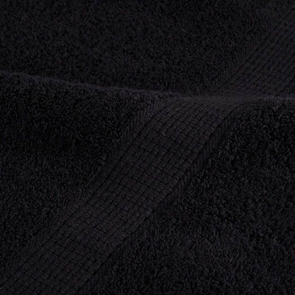 vidaXL Guest Towel SOLUND 50 pcs Black 30 x 30 cm 550 gsm