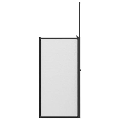 vidaXL Shower Screen Folding White Aluminium