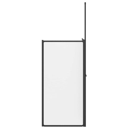 vidaXL Shower Screen Folding White Aluminium