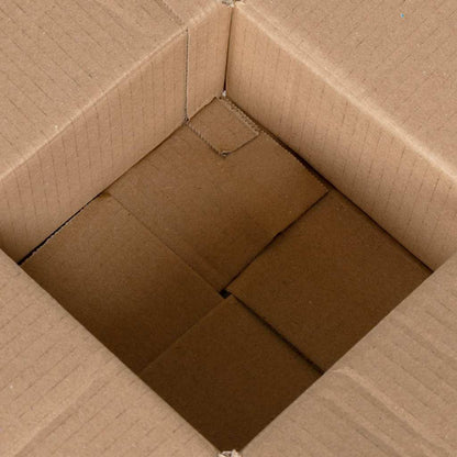 vidaXL Folding Box 50 pcs Natural 15 x 15 x 8 cm Cardboard