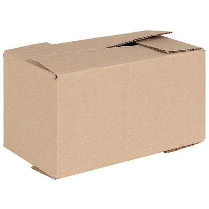vidaXL Folding Box 50 pcs Natural 24 x 13 x 13 cm Cardboard