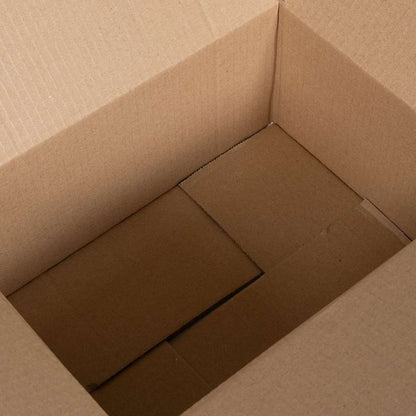 vidaXL Folding Box 50 pcs Natural 30 x 21.5 x 14 cm Cardboard