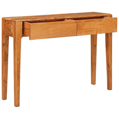 vidaXL Console Table Brown 110 x 30 x 80 cm Solid Acacia Wood
