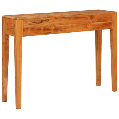 vidaXL Console Table Brown 110 x 30 x 80 cm Solid Acacia Wood