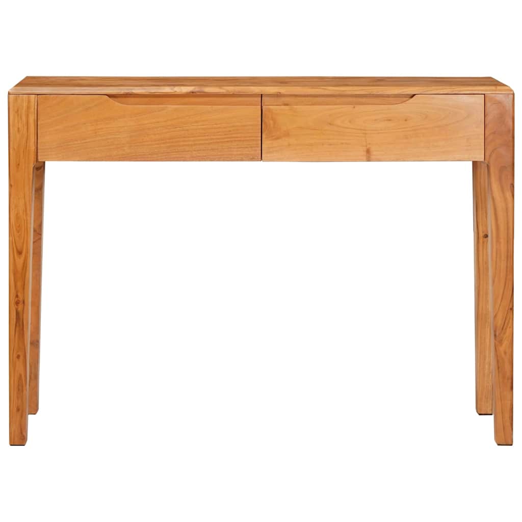 vidaXL Console Table Brown 110 x 30 x 80 cm Solid Acacia Wood