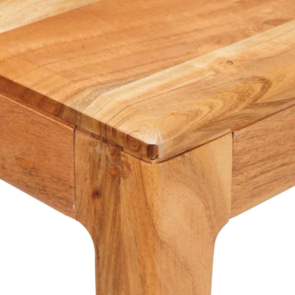 vidaXL Dining Table Brown 110 x 55 x 76 cm Solid Acacia Wood