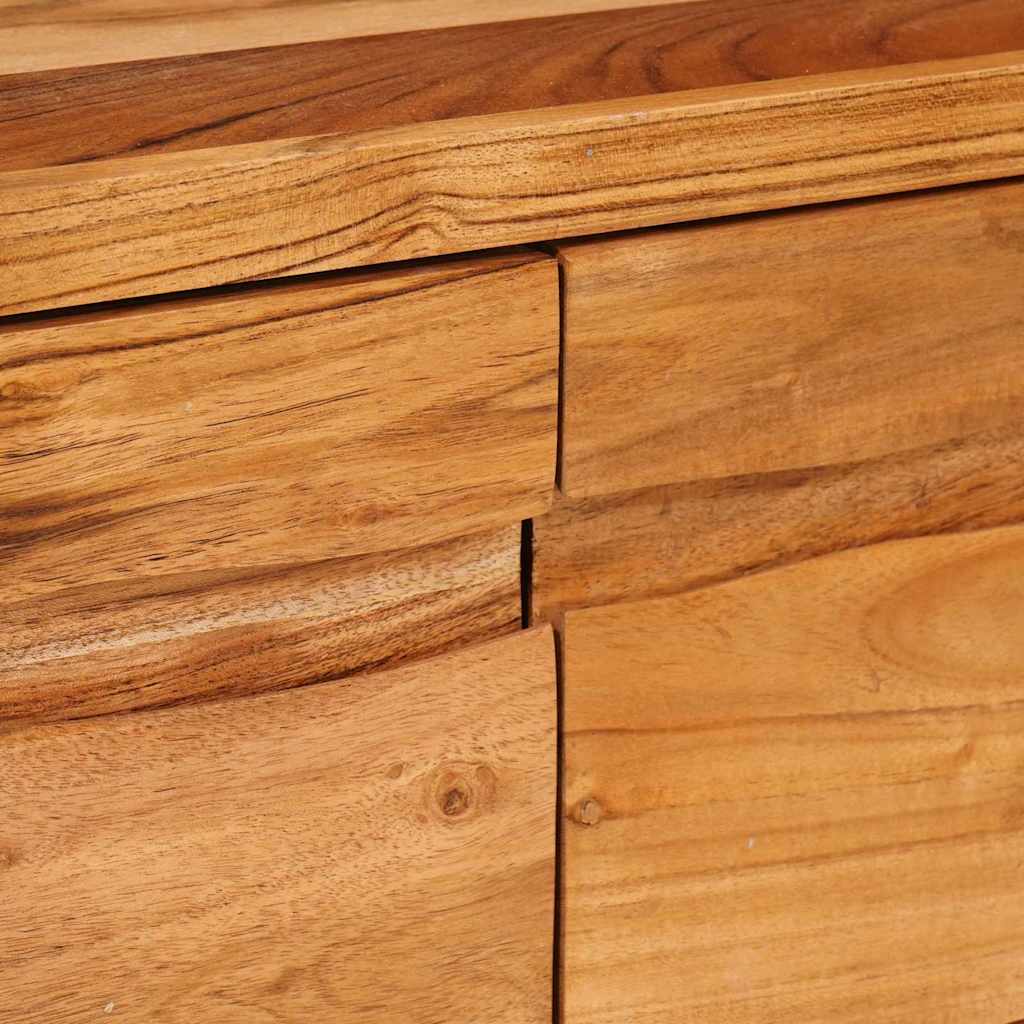 vidaXL TV Cabinet with Shelf Brown 110 x 30 x 40 cm Solid Acacia Wood