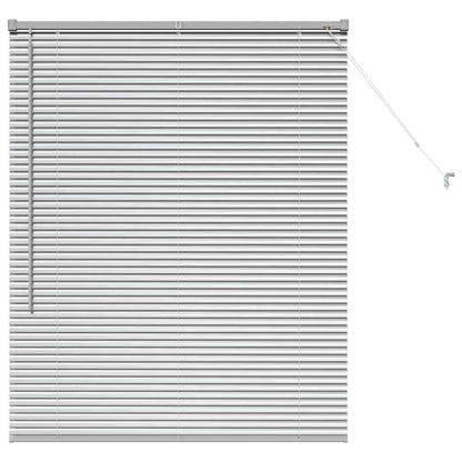 vidaXL Venetian Blinds Height Adjustable Silver 130 x 100 cm Aluminium
