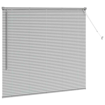 vidaXL Venetian Blinds Height Adjustable Silver 130 x 150 cm Aluminium
