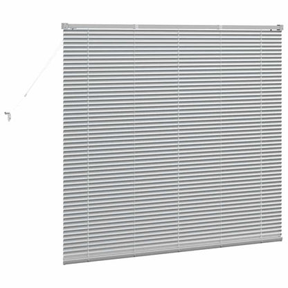 vidaXL Venetian Blinds Height Adjustable Silver 130 x 150 cm Aluminium