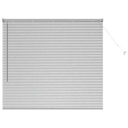 vidaXL Venetian Blinds Height Adjustable Silver 130 x 150 cm Aluminium