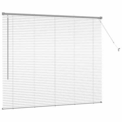 vidaXL Venetian Blinds Height Adjustable Silver 130 x 155 cm Aluminium