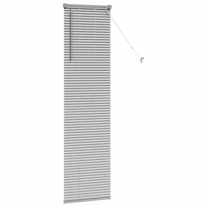 vidaXL Venetian Blinds Height Adjustable Silver 175 x 45 cm Aluminium