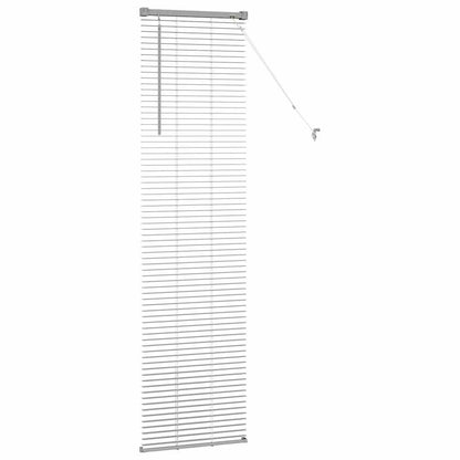 vidaXL Venetian Blinds Height Adjustable Silver 175 x 45 cm Aluminium