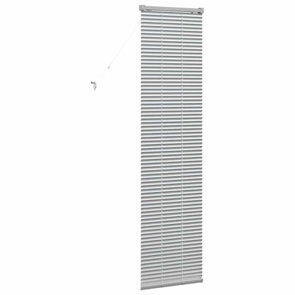 vidaXL Venetian Blinds Height Adjustable Silver 175 x 45 cm Aluminium