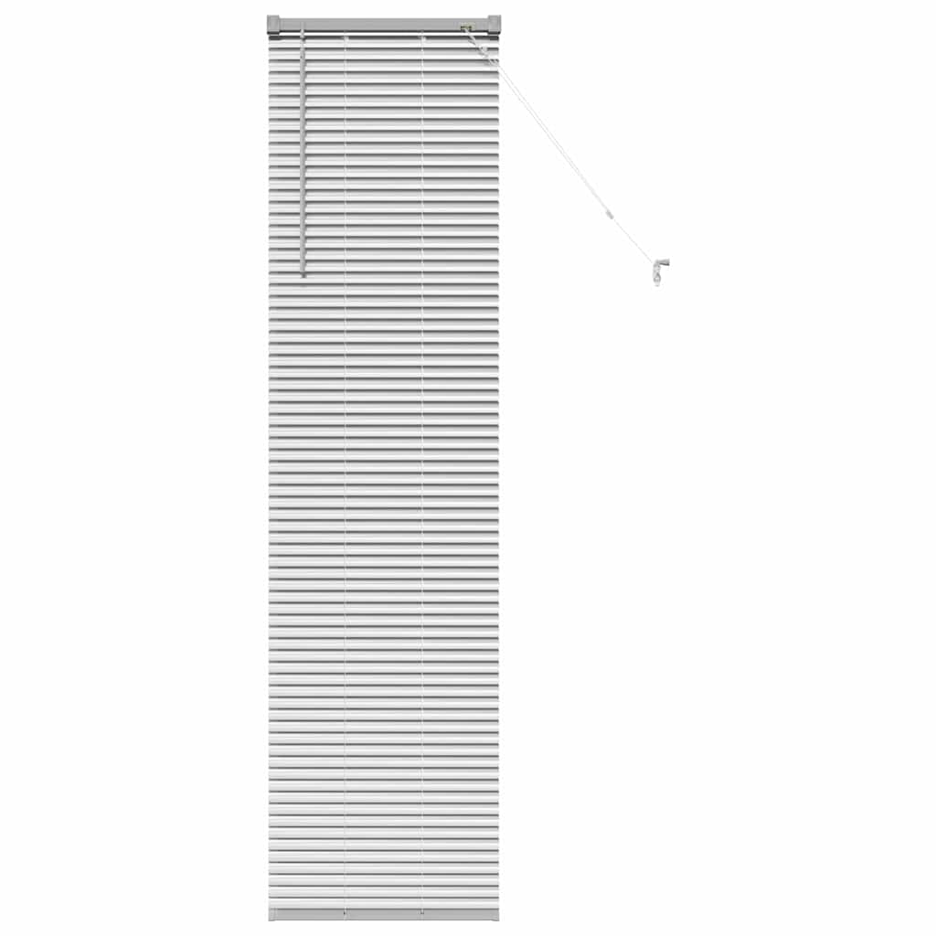 vidaXL Venetian Blinds Height Adjustable Silver 175 x 50 cm Aluminium