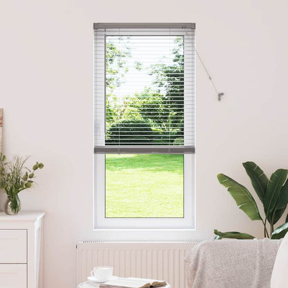 vidaXL Venetian Blinds Height Adjustable Silver 175 x 60 cm Aluminium