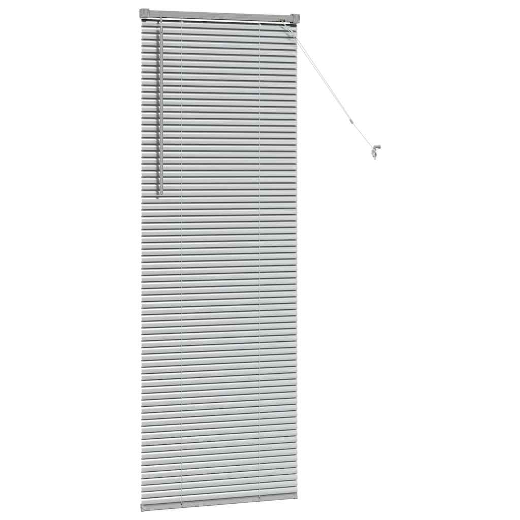 vidaXL Venetian Blinds Height Adjustable Silver 175 x 60 cm Aluminium