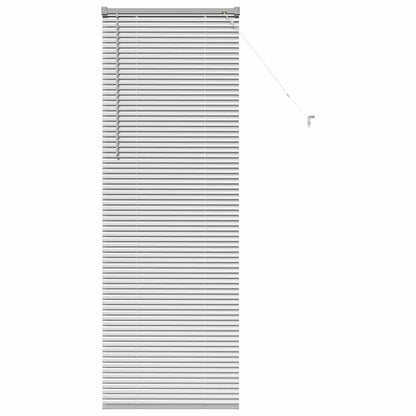 vidaXL Venetian Blinds Height Adjustable Silver 175 x 65 cm Aluminium