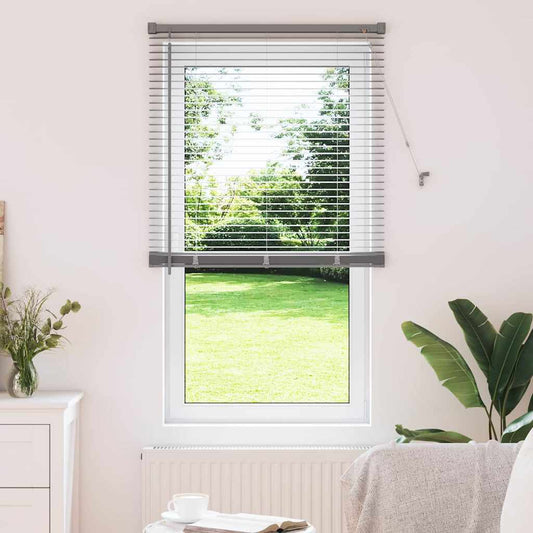 vidaXL Venetian Blinds Height Adjustable Silver 175 x 70 cm Aluminium