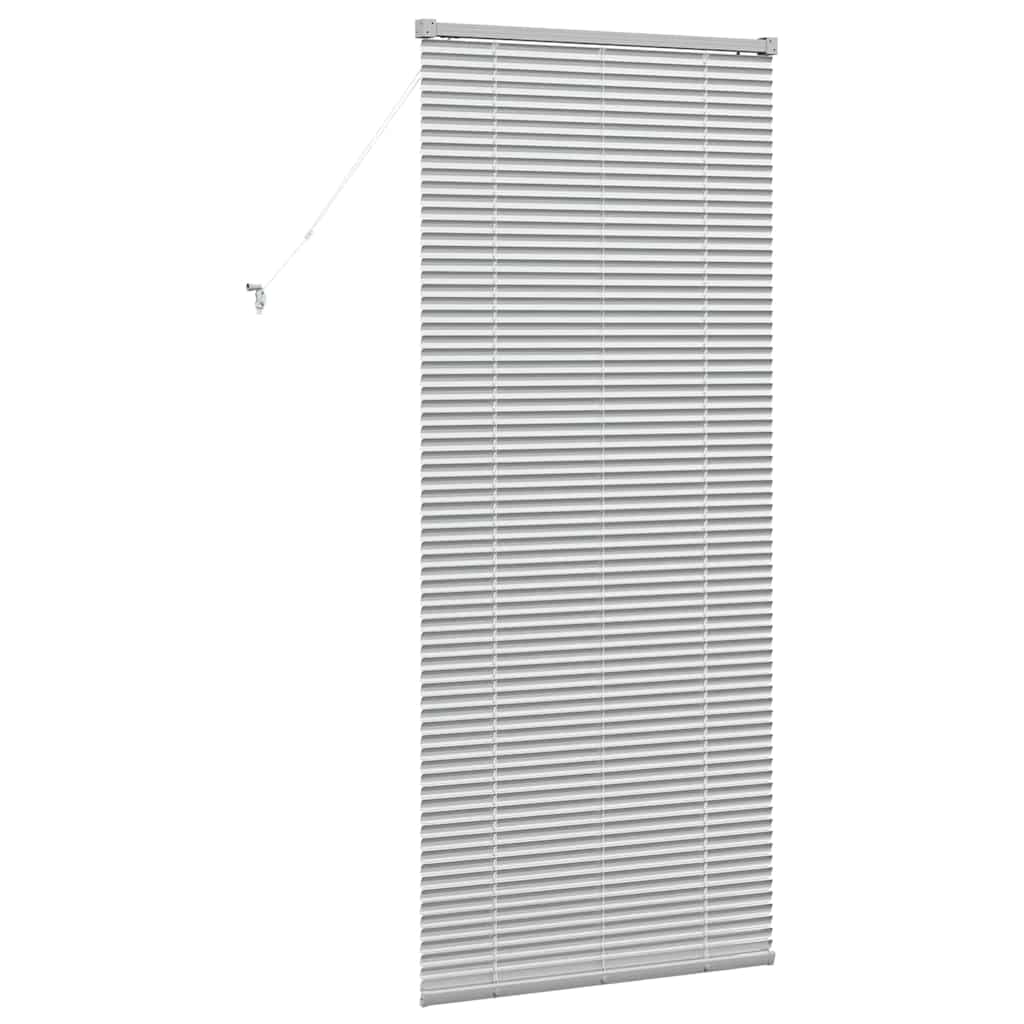 vidaXL Venetian Blinds Height Adjustable Silver 175 x 70 cm Aluminium