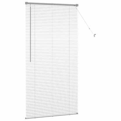 vidaXL Venetian Blinds Height Adjustable Silver 175 x 85 cm Aluminium