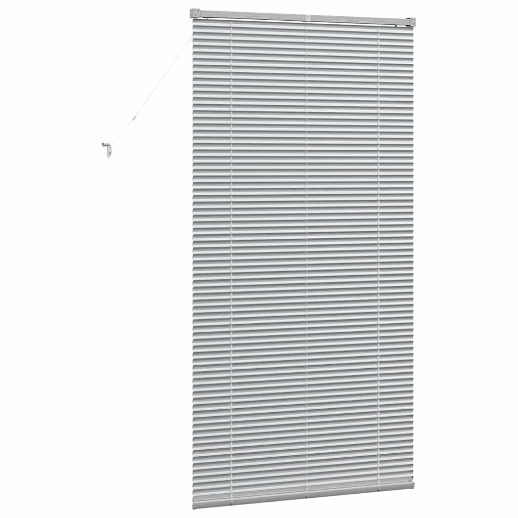vidaXL Venetian Blinds Height Adjustable Silver 175 x 85 cm Aluminium