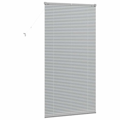 vidaXL Venetian Blinds Height Adjustable Silver 175 x 85 cm Aluminium