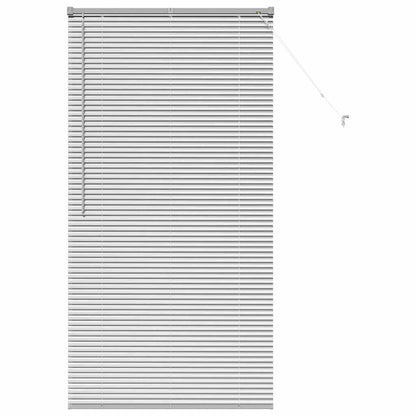 vidaXL Venetian Blinds Height Adjustable Silver 175 x 85 cm Aluminium