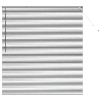 vidaXL Venetian Blinds Height Adjustable Silver 175 x 160 cm Aluminium