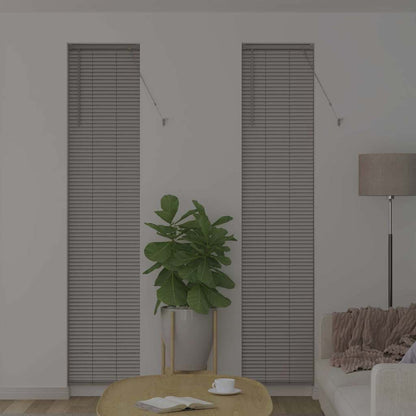vidaXL Venetian Blinds Height Adjustable Silver 220 x 45 cm Aluminium