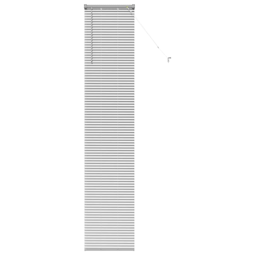 vidaXL Venetian Blinds Height Adjustable Silver 220 x 45 cm Aluminium