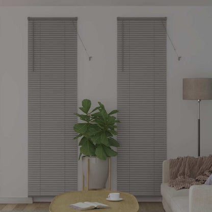 vidaXL Venetian Blinds Height Adjustable Silver 220 x 60 cm Aluminium