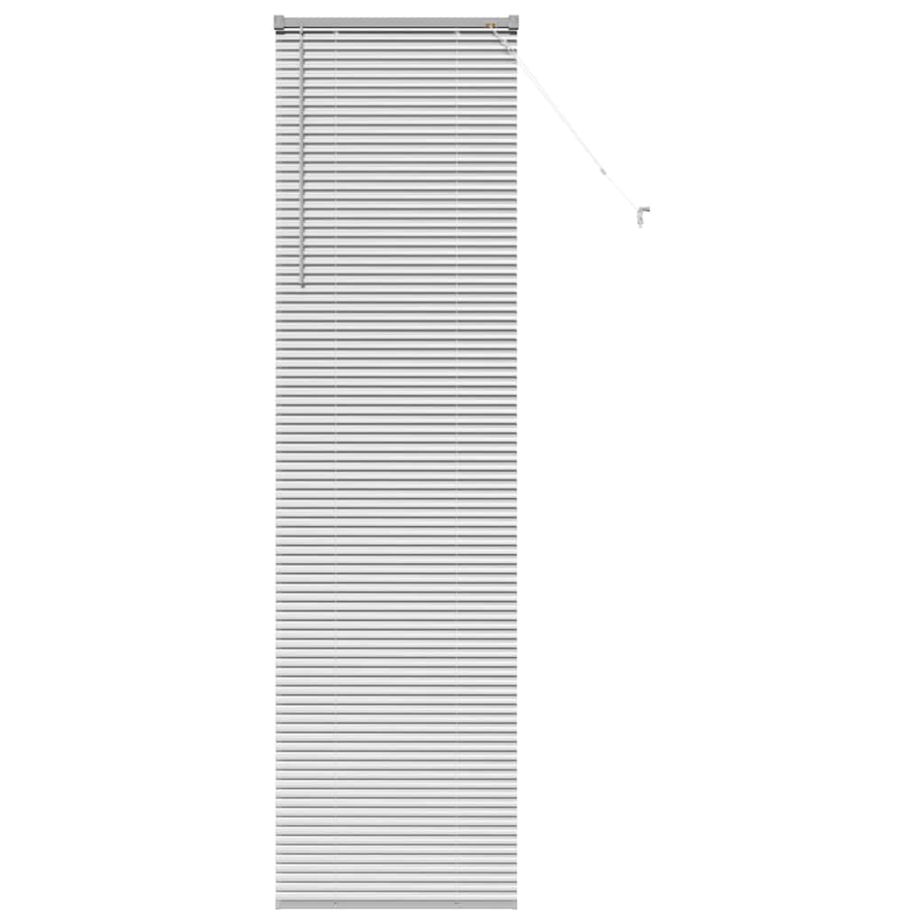 vidaXL Venetian Blinds Height Adjustable Silver 220 x 60 cm Aluminium