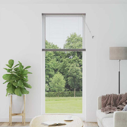 vidaXL Venetian Blinds Height Adjustable Silver 220 x 85 cm Aluminium