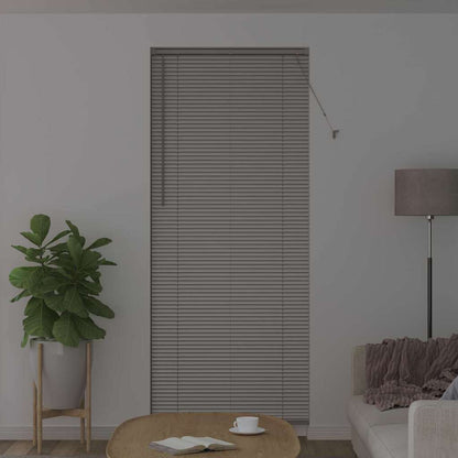 vidaXL Venetian Blinds Height Adjustable Silver 220 x 90 cm Aluminium