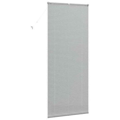 vidaXL Venetian Blinds Height Adjustable Silver 220 x 90 cm Aluminium